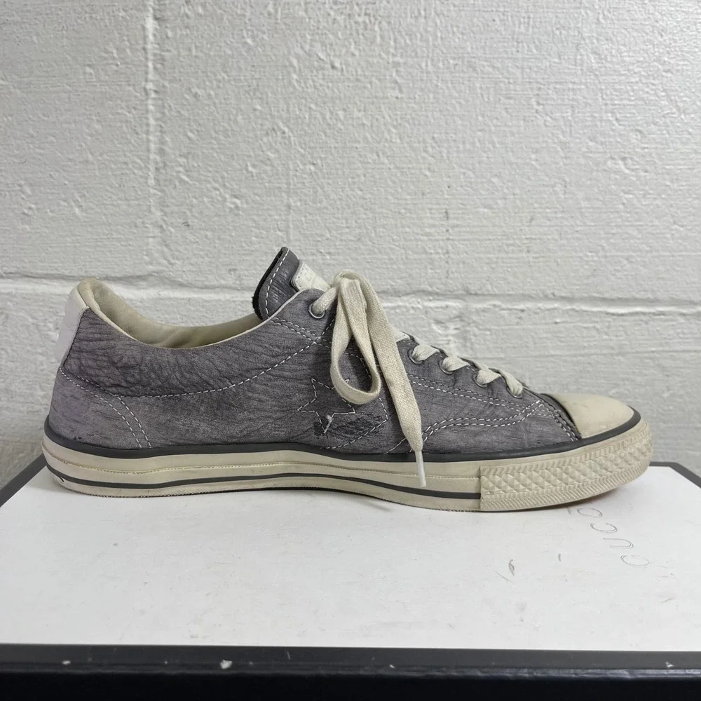 Converse x John Varvatos 142971C Gray Chuck Taylor All Star Sneakers Mens 10.5 - Picture 2 of 13